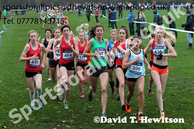 Women's under-17s and under-20s European Cross Country Trials, Sefton Park, Liverpool. Photo: David T. Hewitson/Sports for All Pics